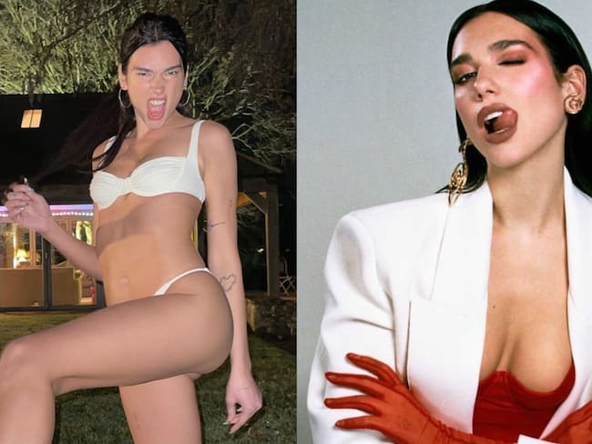 En piscina y en bikini, así es como Dua Lipa despide el 2021