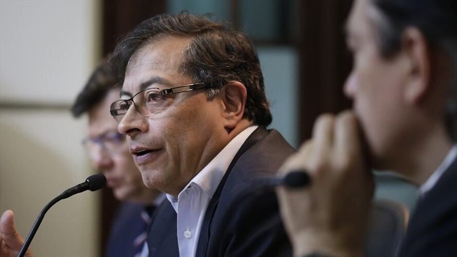Gustavo Petro añadió que el presidente Iván Duque "construye es una dictadura y la muerte de la democracia". Foto: Colprensa