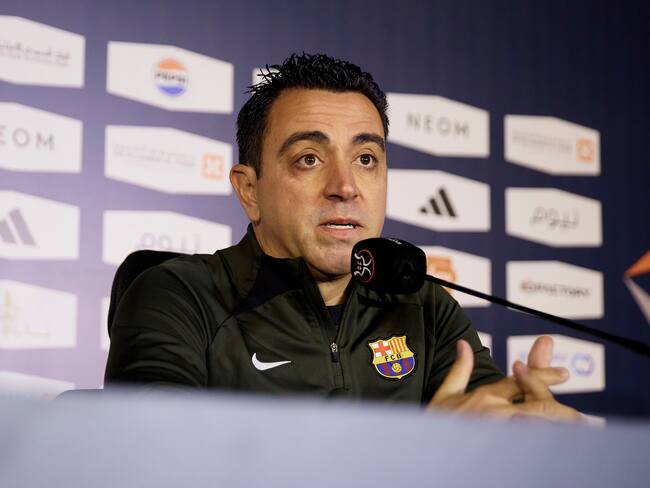 El entrenador del FC Barcelona, Xavi Hernández. Foto: EFE.