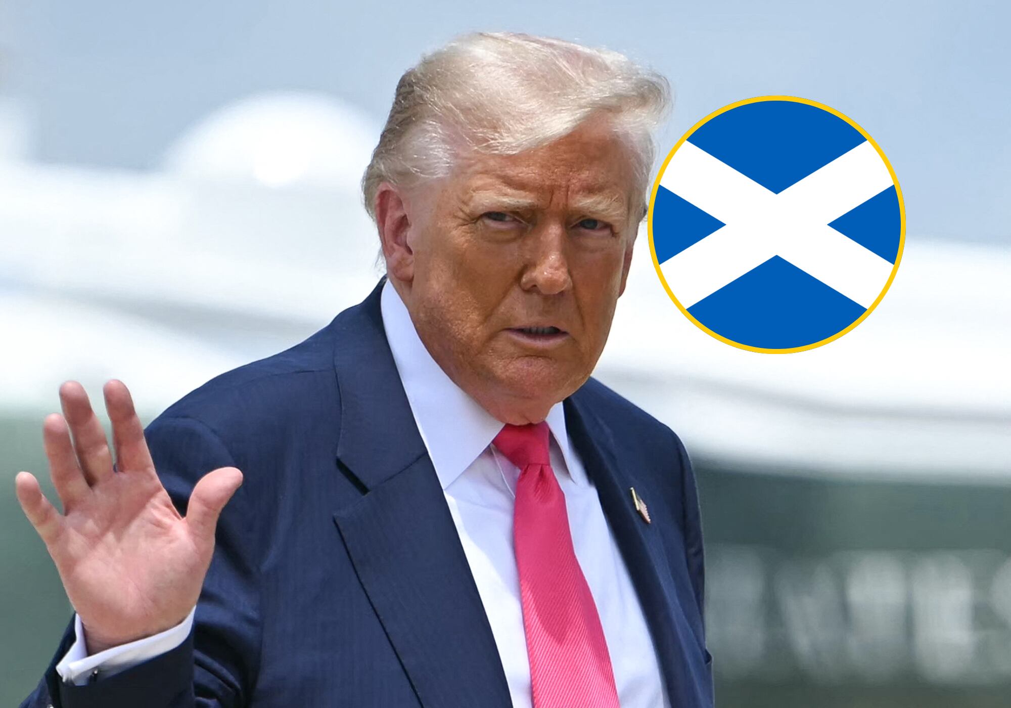El presidente de Estados Unidos, Donald Trump, visitará Escocia del 25 al 29 de julio . Foto: EFE.