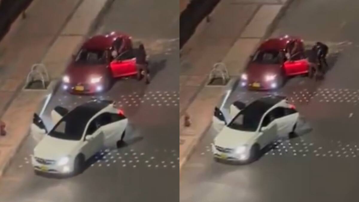 Violento atraco en Fontibón: Ladrones que robaron carro iban en vehículo de alta de gama