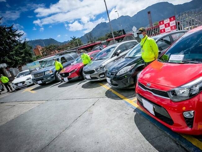 Vehículos recuperados Bogotá. Foto: Alcaldía de Bogotá