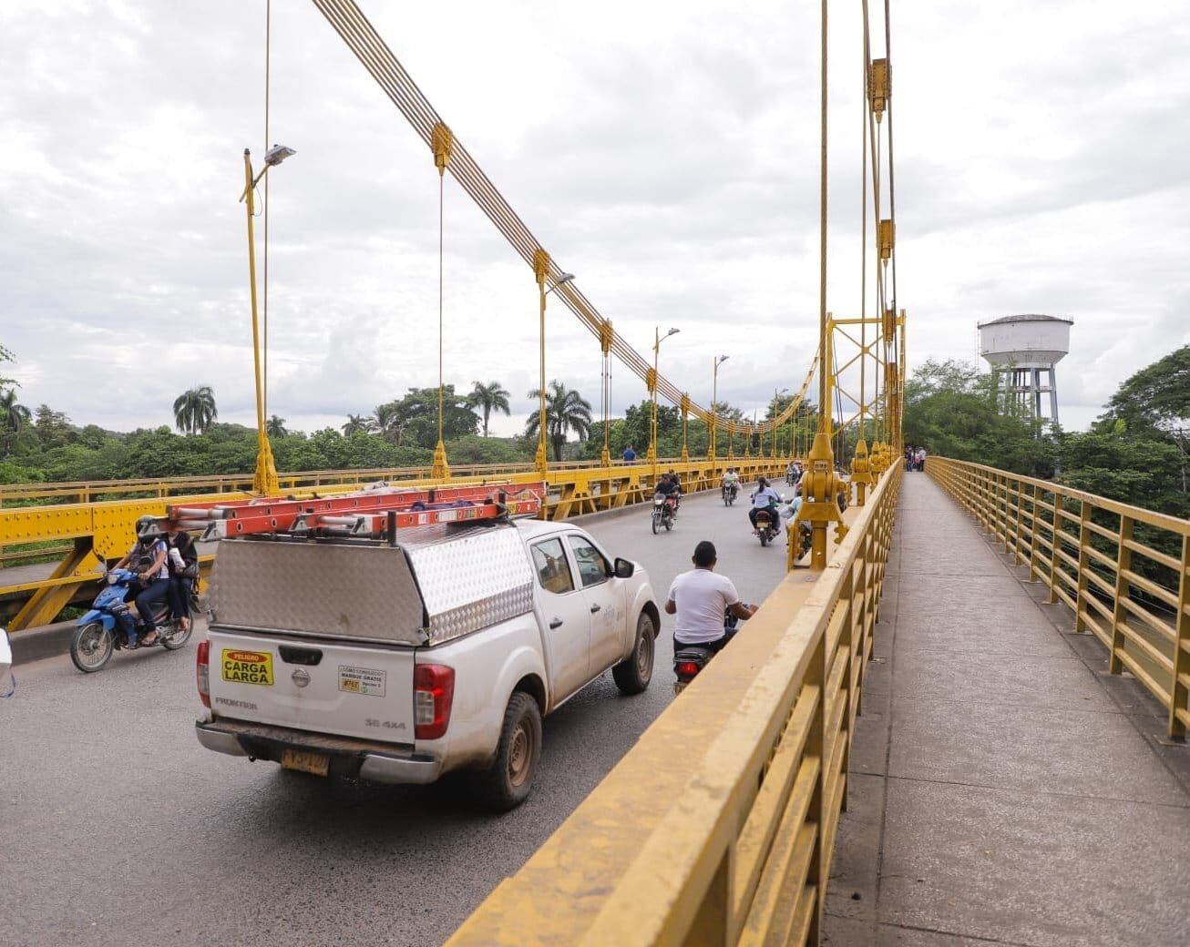 Puente Metálico de Montería. Foto: Alcaldía de Montería (referencia).