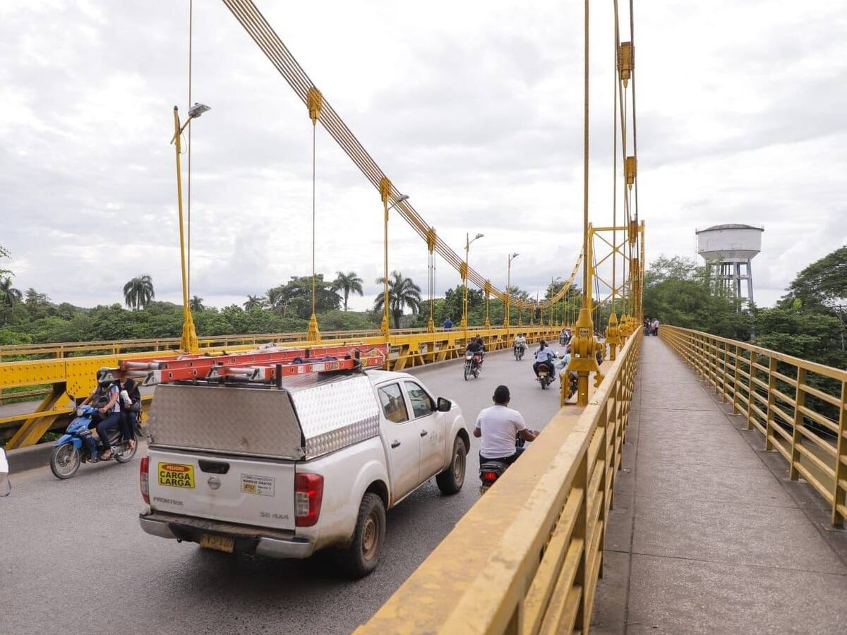 Ningún vehículo de carga podrá circular por el Puente Metálico: Alcaldía de Montería