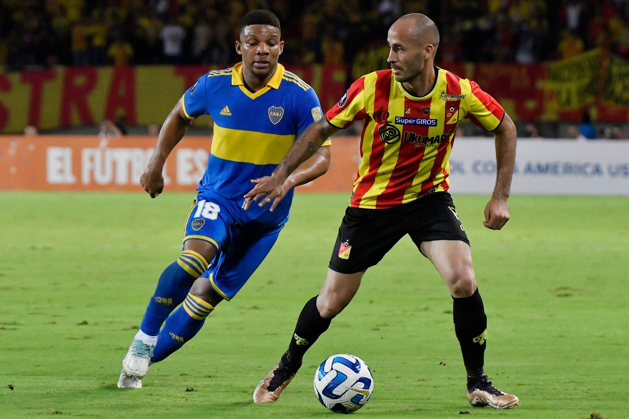 Deportivo Pereira vs. Boca Juniors. (Photo by Gabriel Aponte/Getty Images)