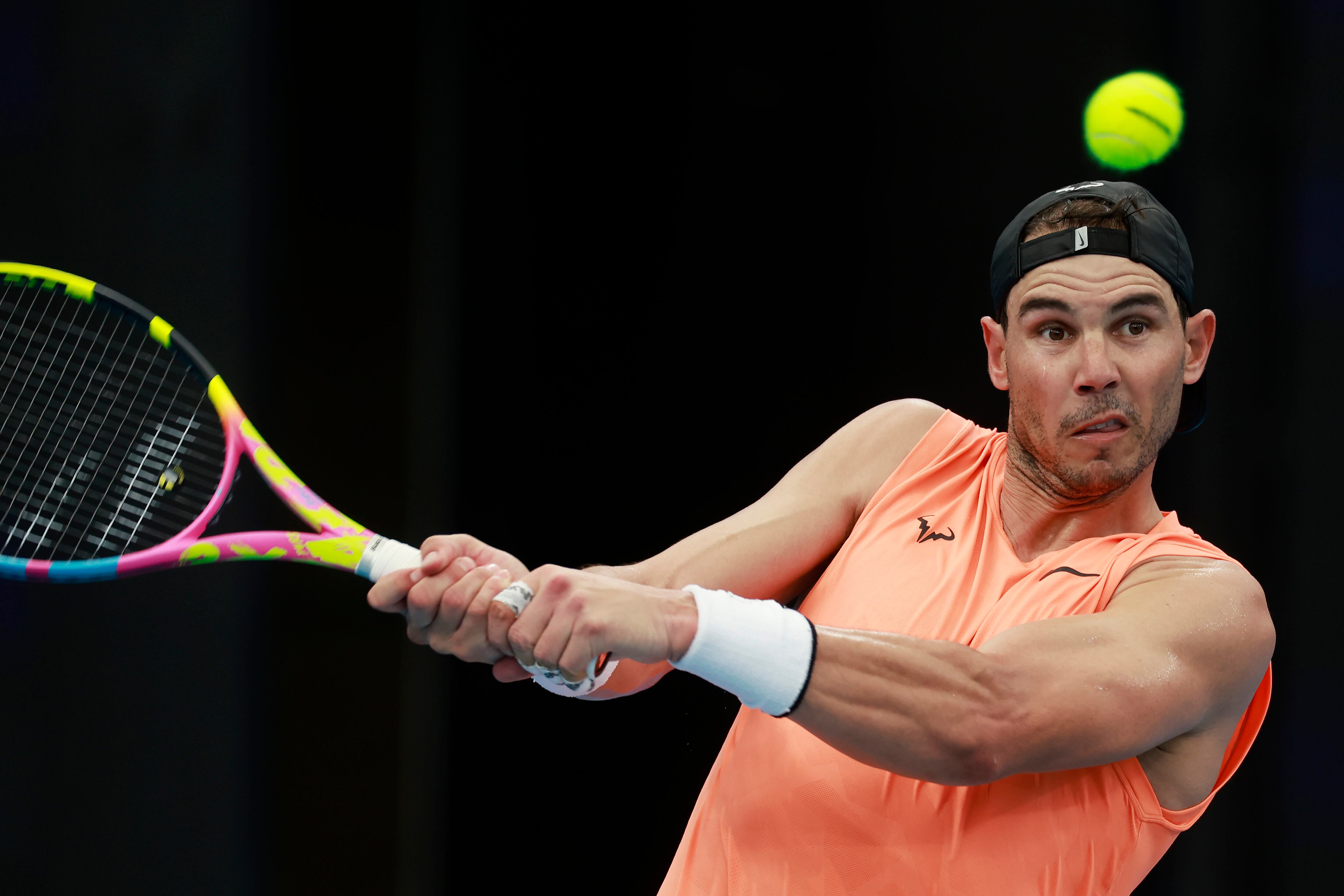 Rafael Nadal se prepara para competir en Australia. (Photo by Mark Evans/Getty Images)