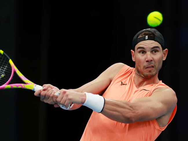 Rafael Nadal se prepara para competir en Australia. (Photo by Mark Evans/Getty Images)