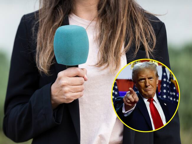 Imagen de referencia de periodismo. I Foto: Getty Images. Donald Trump. I Foto: Chip Somodevilla/Getty Images.