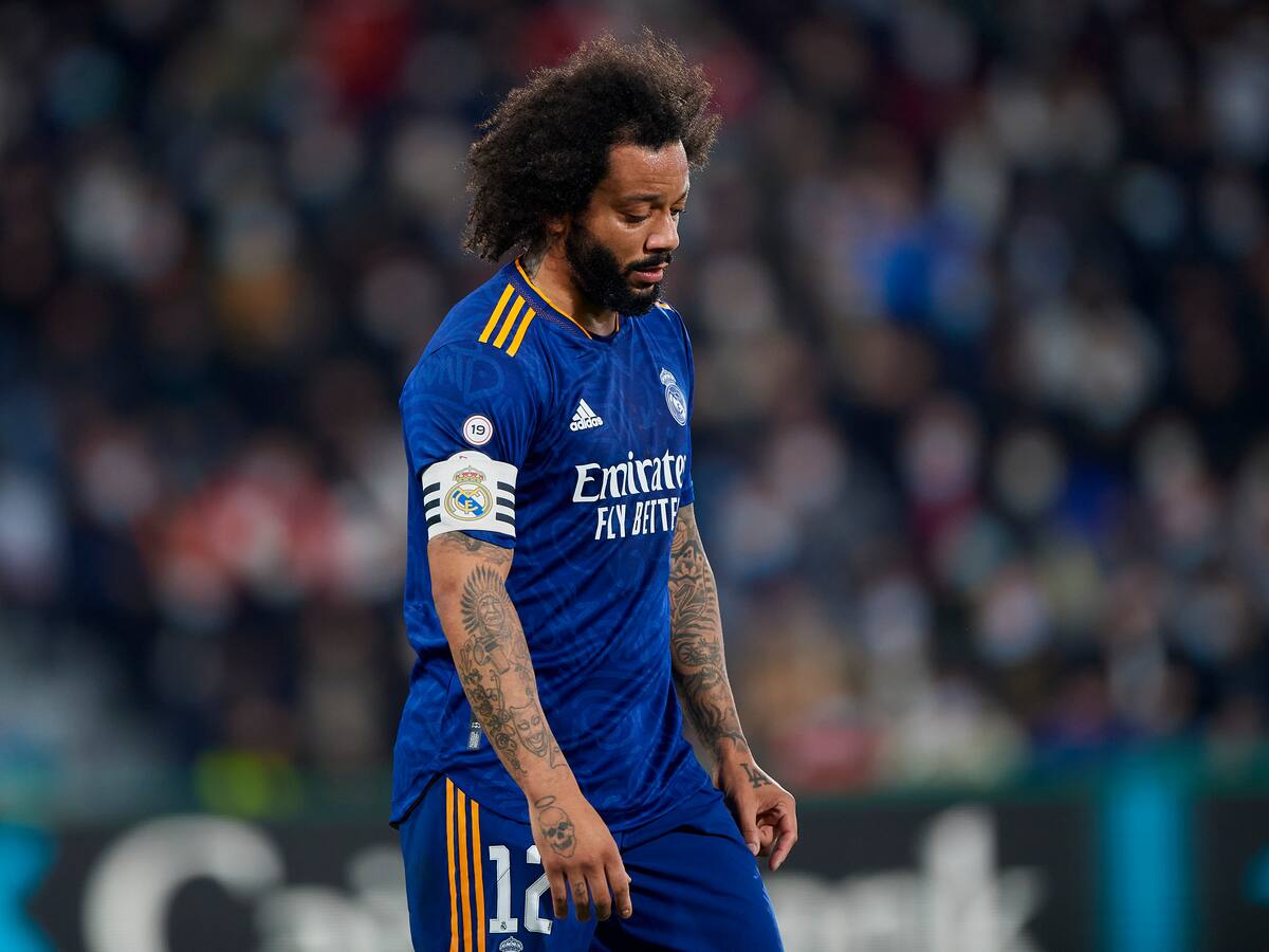 “Eres muy malo”: Marcelo al árbitro tras expulsarlo del partido entre el Real Madrid y Elche