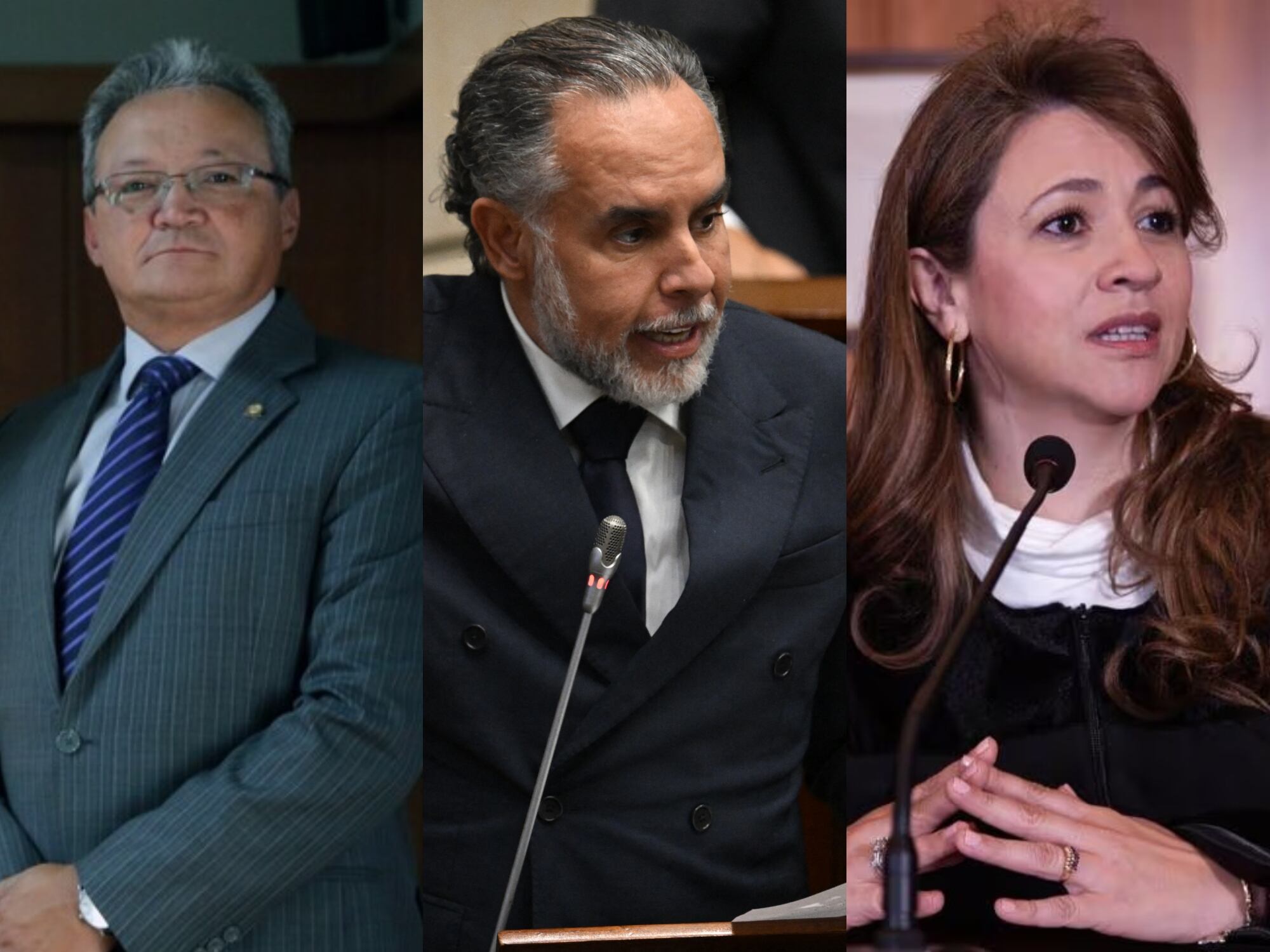 Armando Benedetti, Jorge Enrique Vallejo y Cristina Lombana.