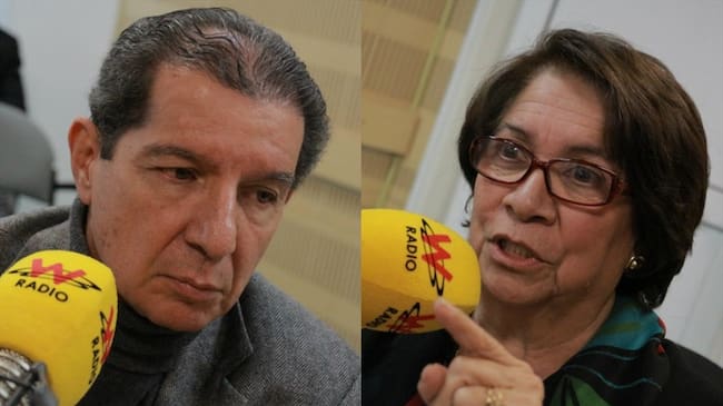 José Félix Lafaurie y Aida Avella en La W. Foto: La W con Vicky Dávila