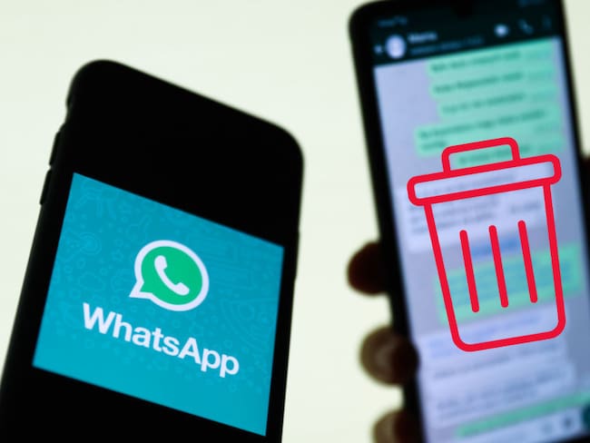 Chats borrados en WhatsApp (Getty images)
