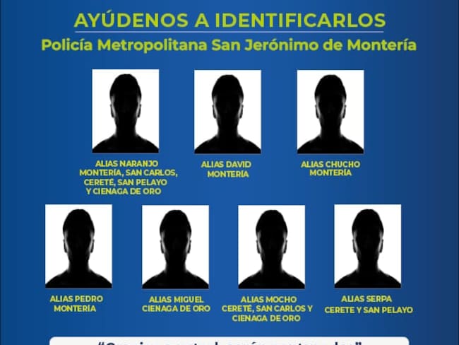 Ataques contra droguerías en Córdoba: ofrecen recompensa para capturar a alias ‘Naranjo’. Foto: Policía Nacional.