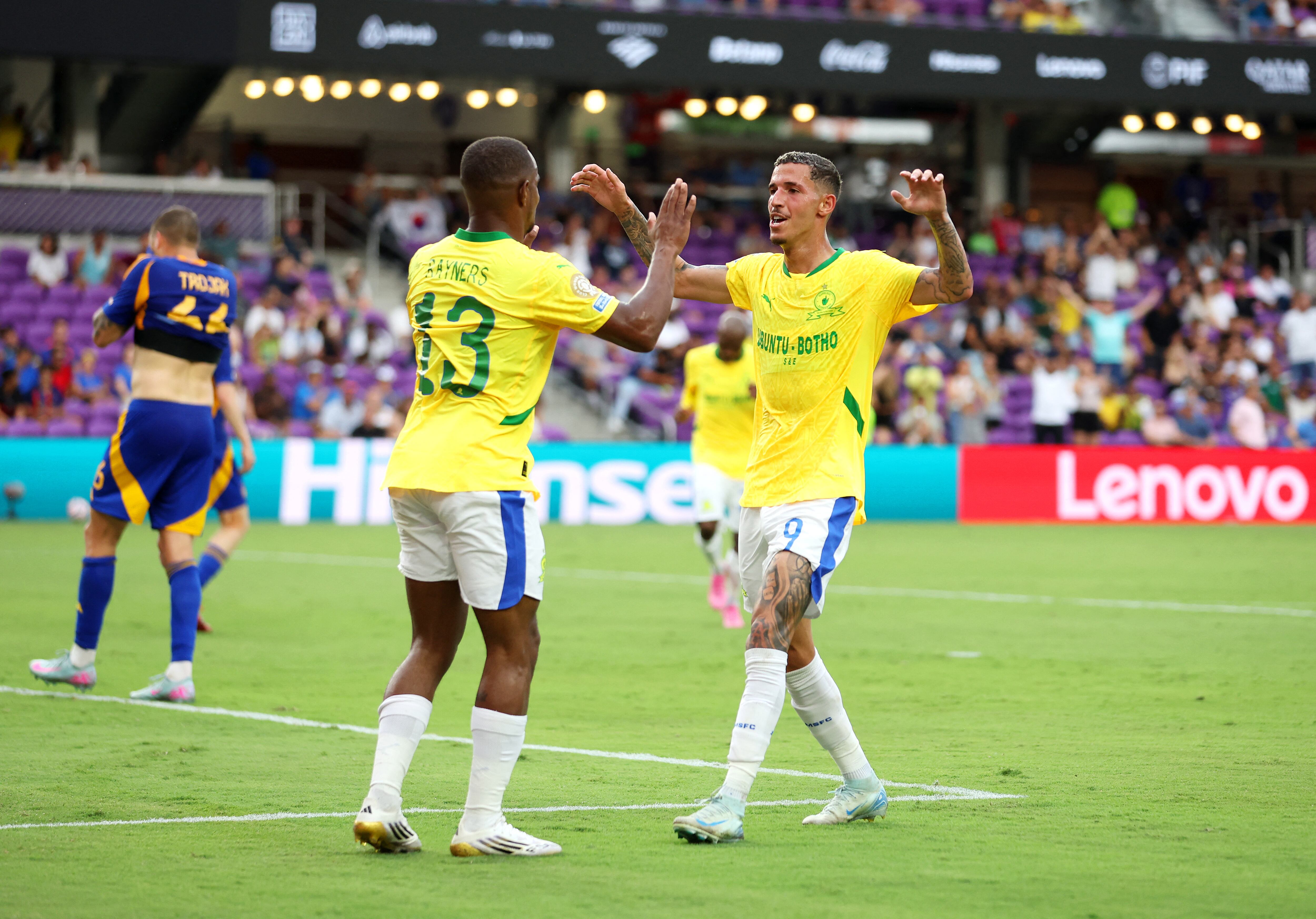 Mamelodi Sundowns superó al Ulsan Hyundai en el Mundial de Clubes.   Megan Briggs/Getty Images/AFP (Photo by Megan Briggs / GETTY IMAGES NORTH AMERICA / Getty Images via AFP)