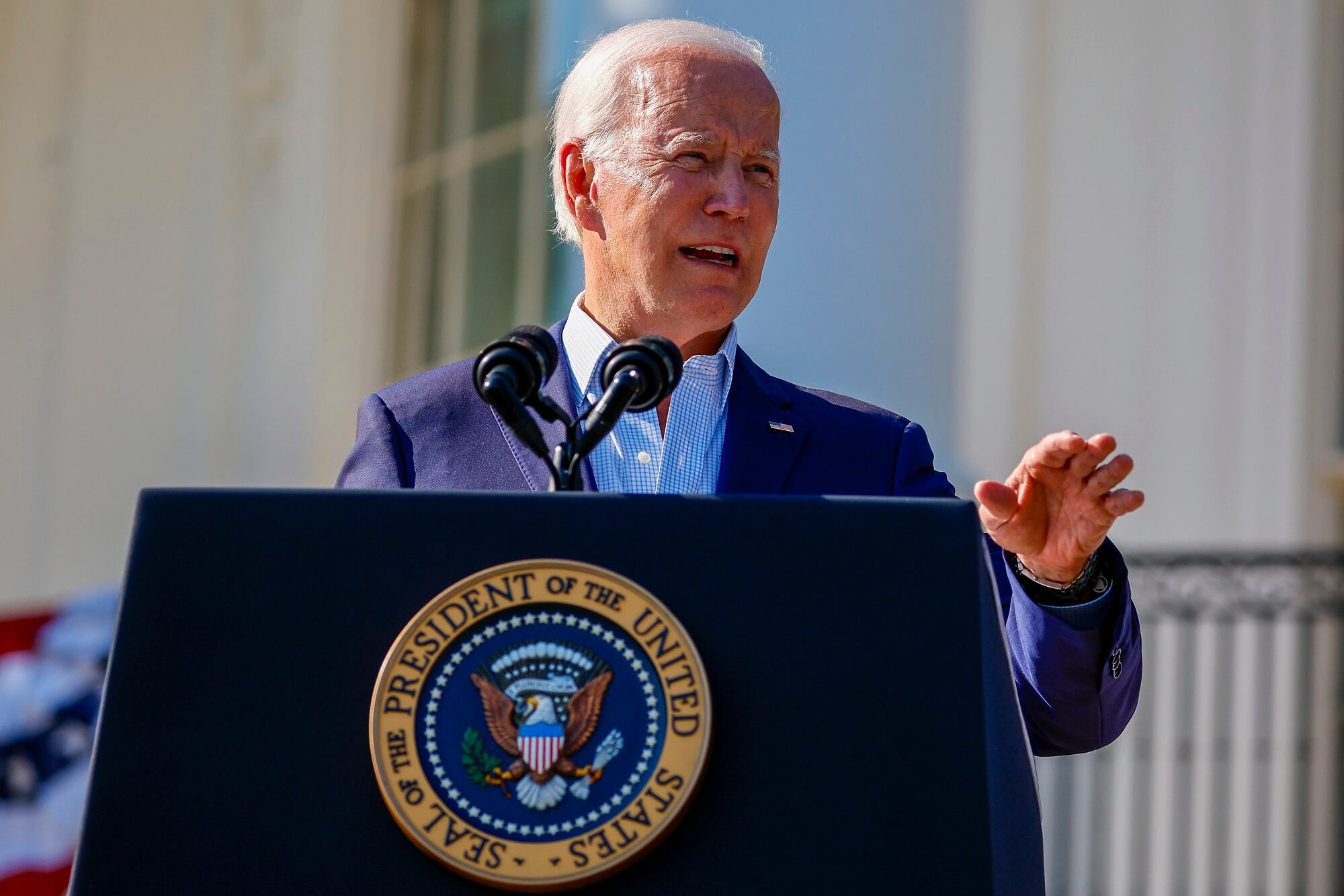 Joe Biden, presidente de Estados Unidos (Photo by Tasos Katopodis/Getty Images)