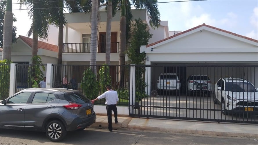 Envían a la cárcel a presunto implicado en el robo de la casa del embajador de Panamá. Foto: Cortesía
