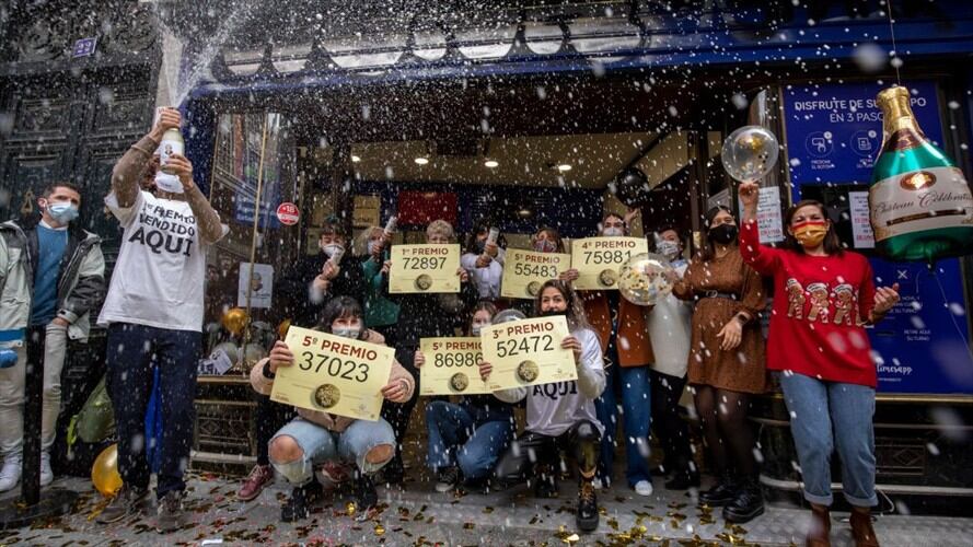 Cayó el 'Gordo' en España, una de las loterías más generosas del mundo.. Foto: Getty Images