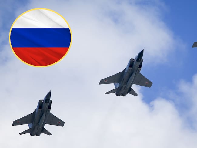 Cazas MIG-31 en junio de 2020. FOTO: Sefa Karacan/Anadolu Agency via Getty Images
