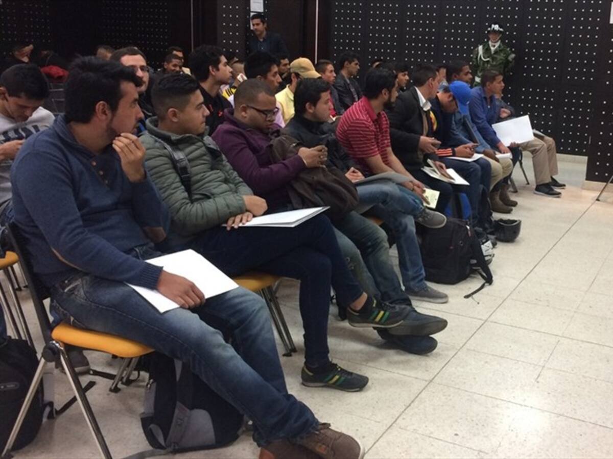 Cinco mil remisos resolverán su situación militar en Bogotá esta semana