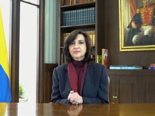 Canciller Claudia Blum. Foto: Cancillería