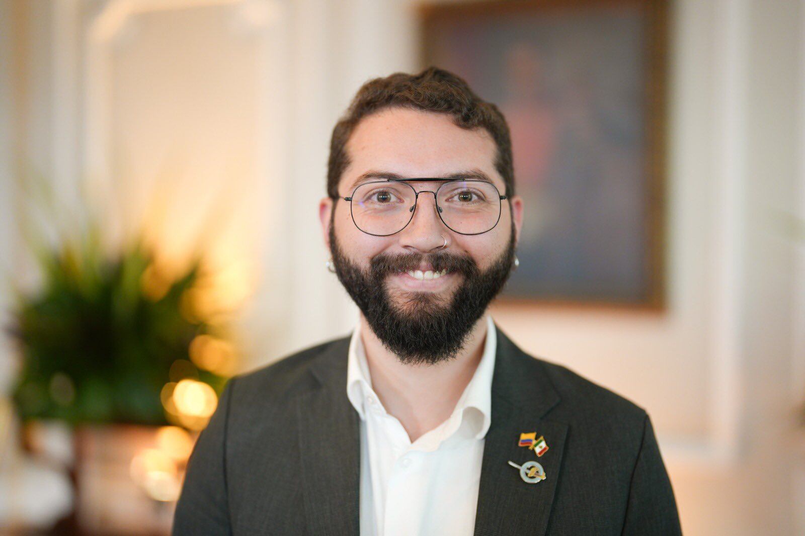 Álvaro Moisés Ninco Daza como embajador de Colombia en México. Foto: redes sociales.