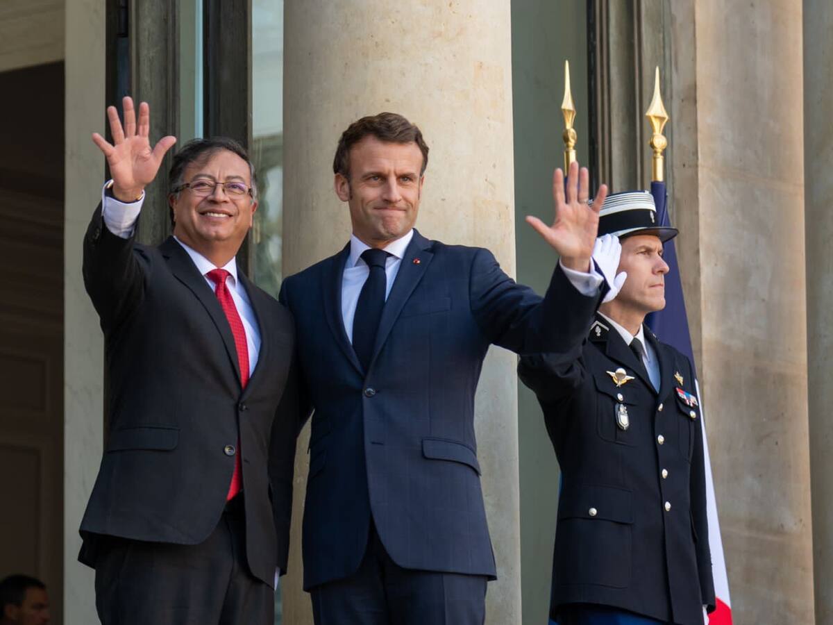 Macron y Petro se reunieron para hablar de Venezuela y la transición energética