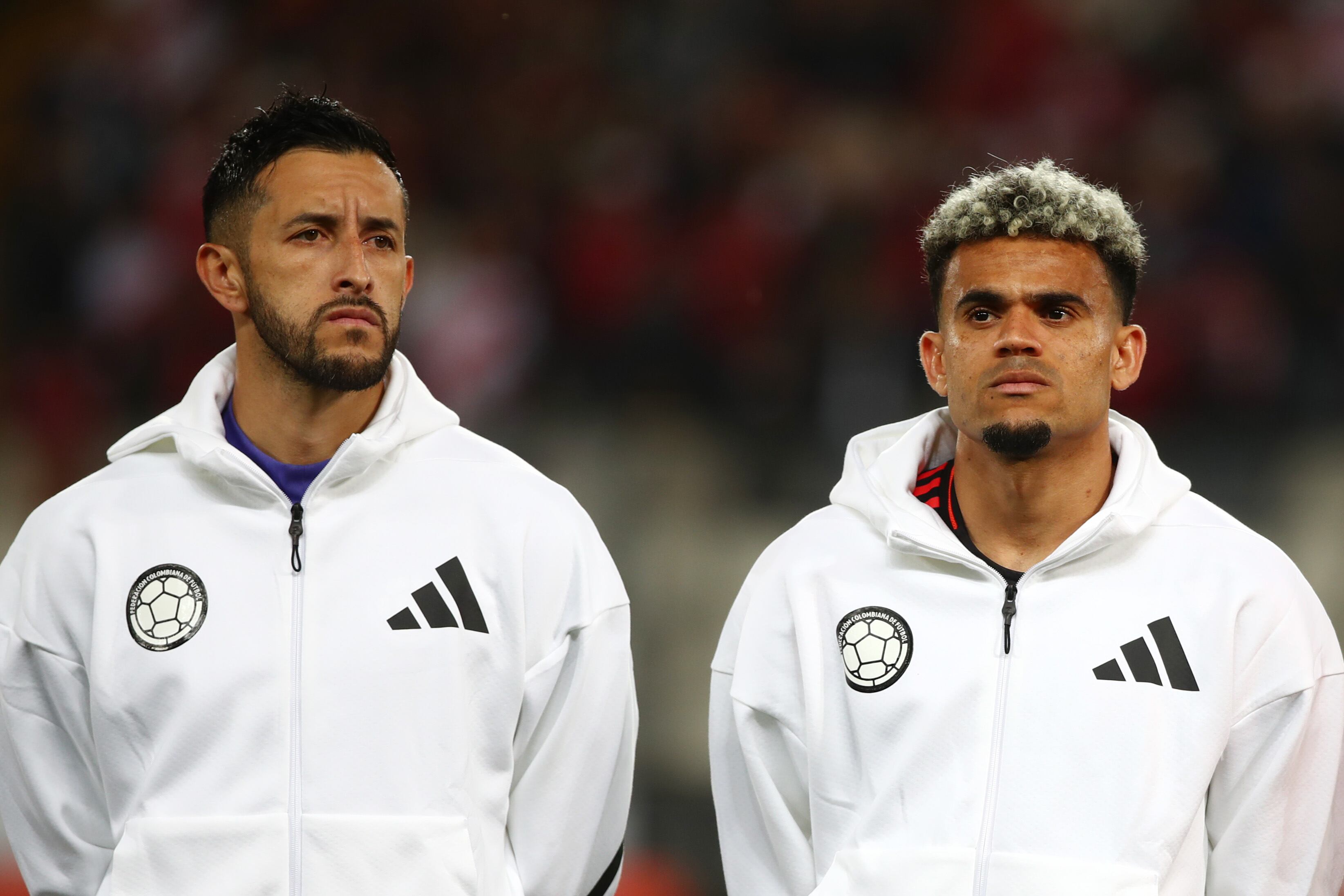 Camilo Vargas y Luis Diaz de la Selección Colombia. FOTO: Raul Sifuentes/Getty Images