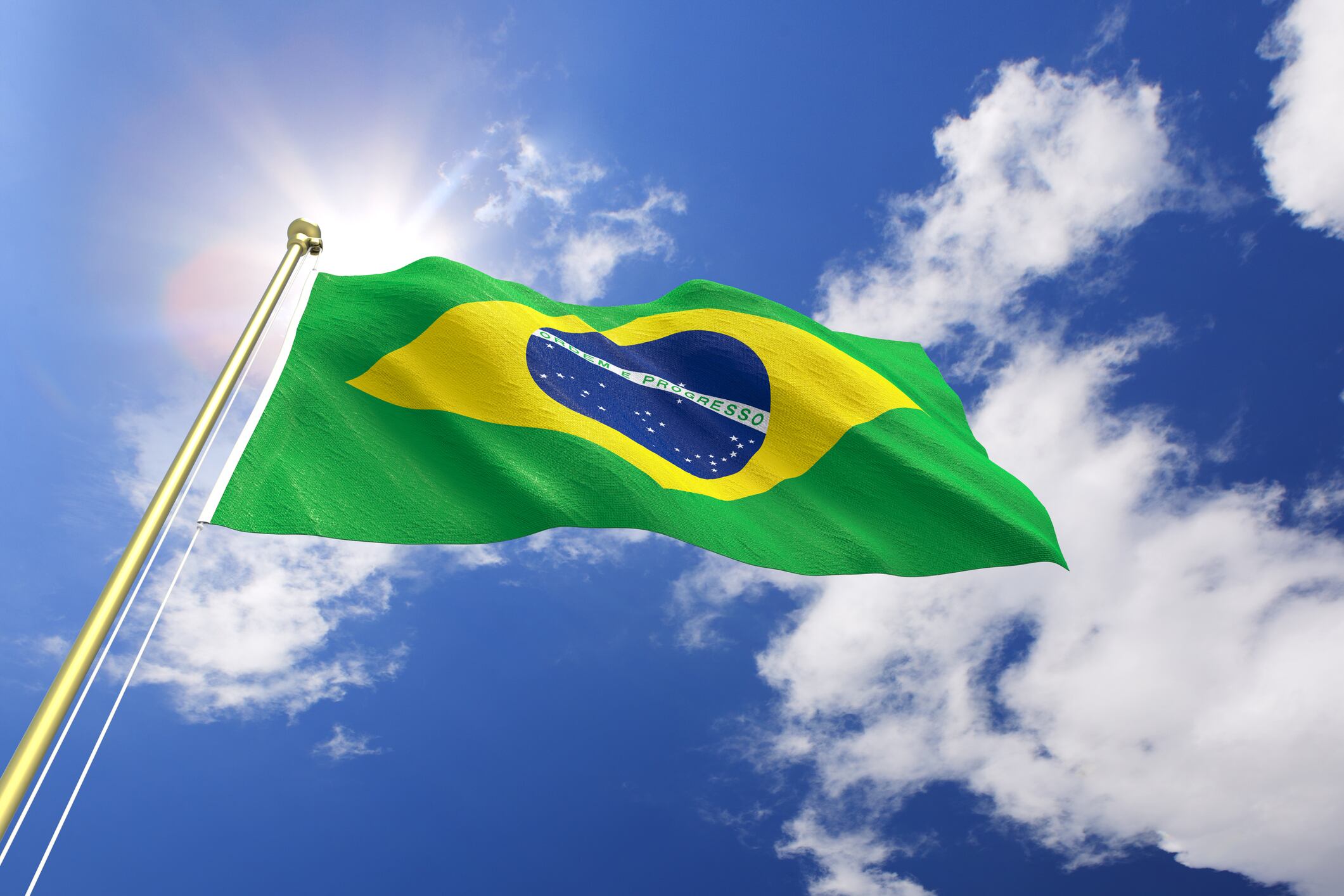 Bandera de Brasil. Foto: Getty Images