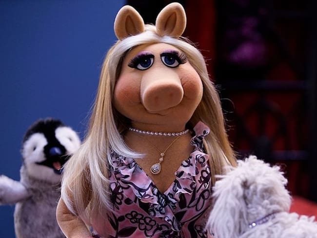 Miss Piggy: otro personaje al que piden cancelar por sus tendencias agresivas. Foto: Getty Images