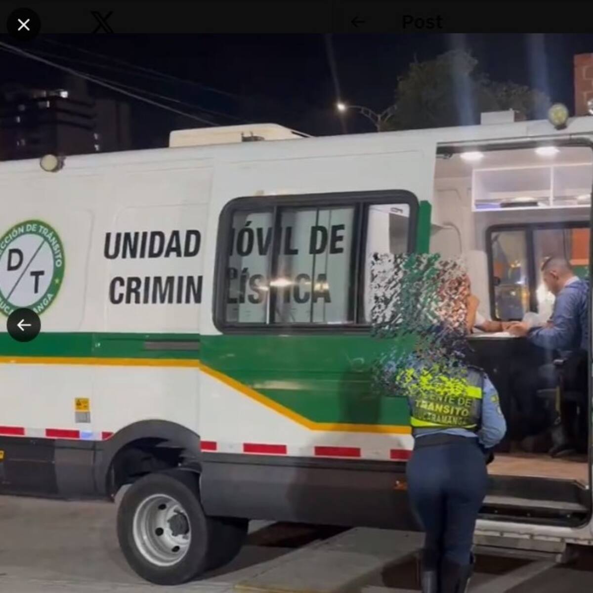 Sorprenden a conductor de ambulancia manejando en estado de alicoramiento en Bucaramanga
