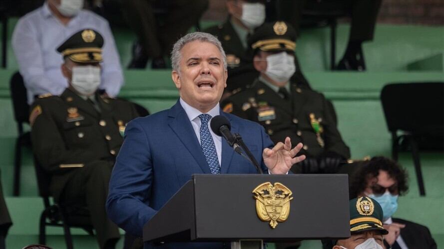 El presidente Iván Duque anunció un paquete de medidas para velar por el respeto de los derechos humanos en el Ministerio de Defensa y en la Policía Nacional. Foto: Presidencia de la República