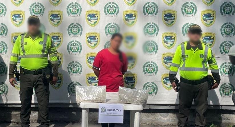 Mujer capturada/ Policía del Magdalena