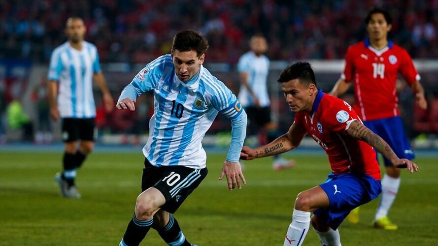 Argentina vs. Chile. Foto: Colprensa