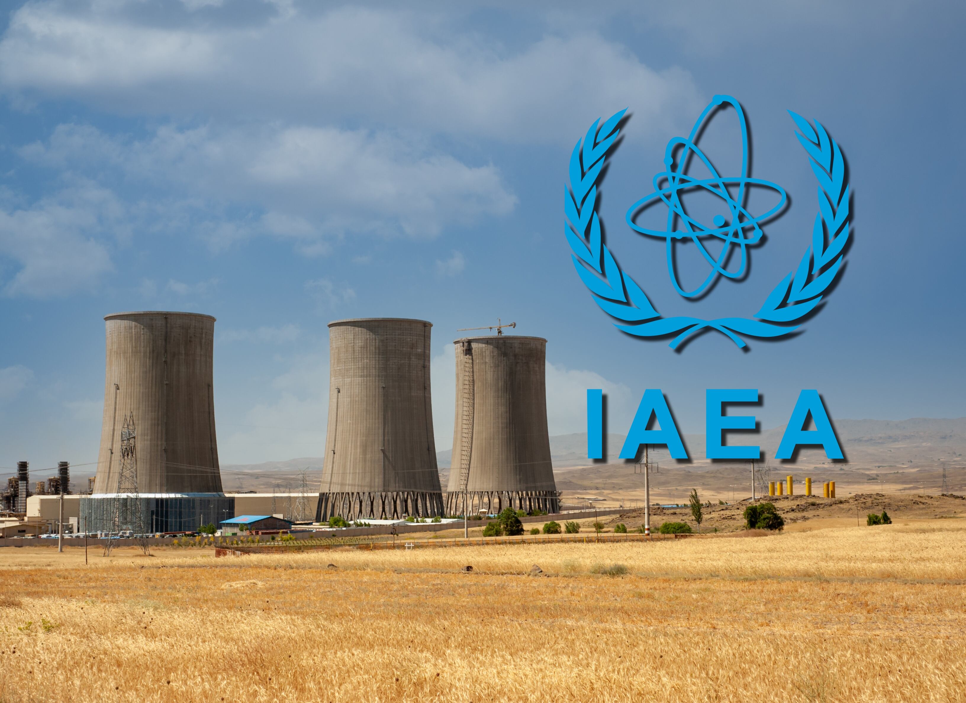 Imagen de referencia Getty Images. // Logo de OIEA: Página oficial