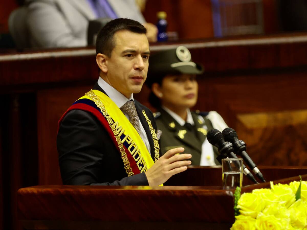 Daniel Noboa declaró “conflicto armado interno” en Ecuador y pidió acción militar