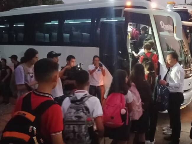 Inició transporte escolar fronterizo.