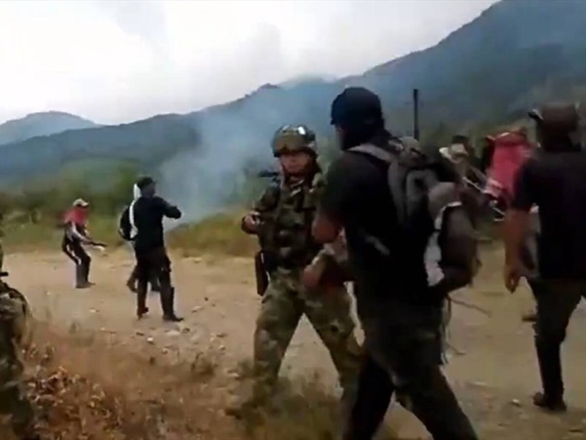 Video: indígenas denuncian que el Ejército sí les disparó en Corinto, Cauca