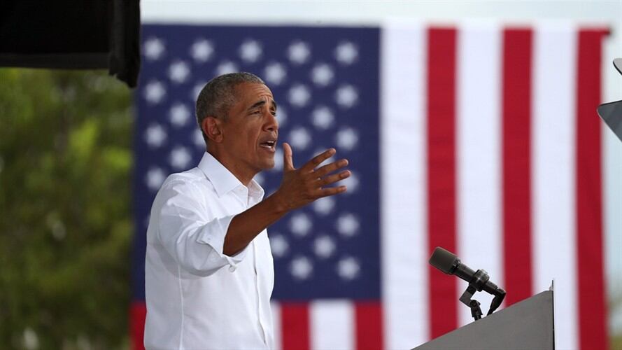 Obama atacó a Trump por su manejo de la COVID-19. Foto: Getty