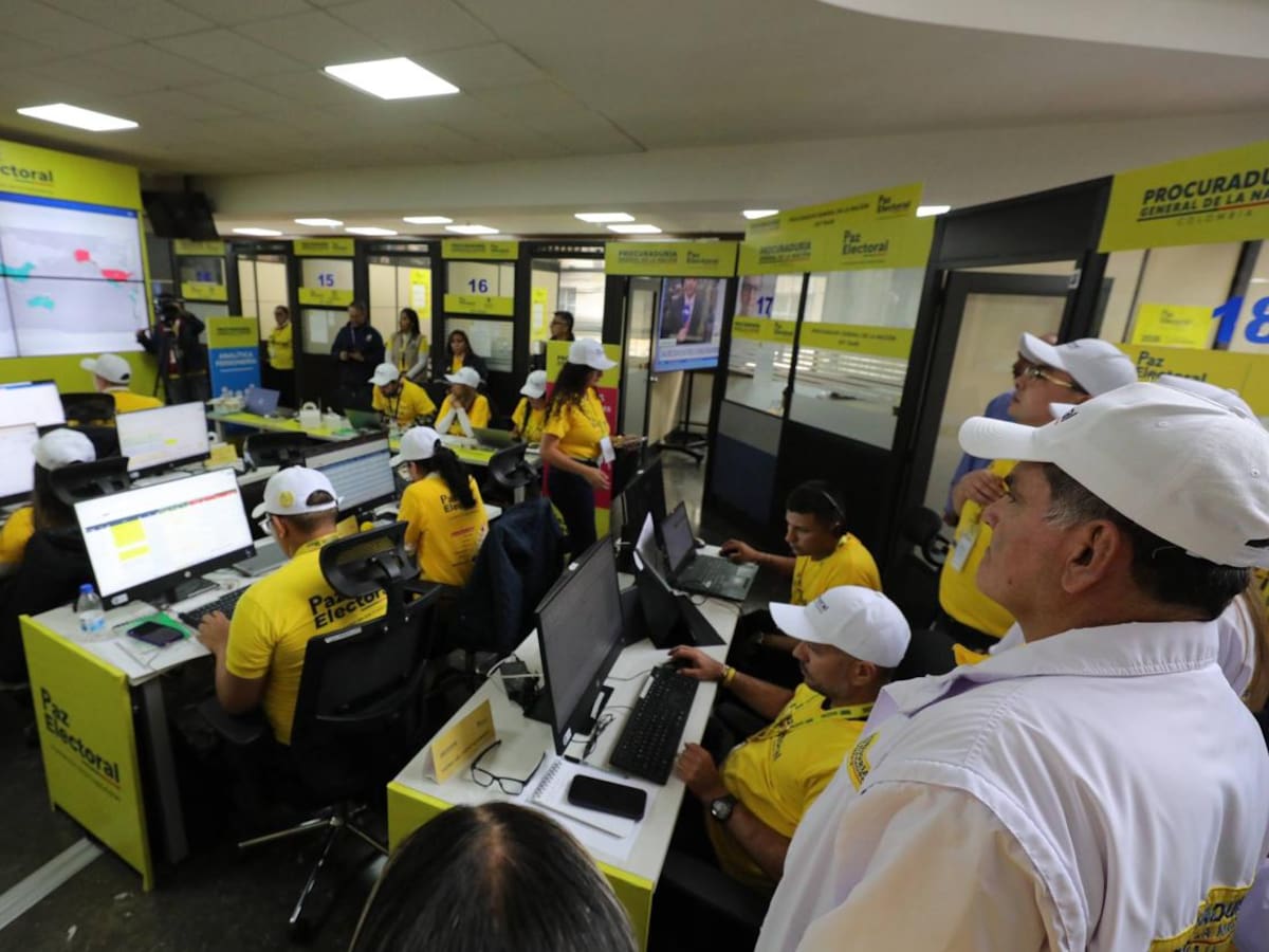 La Procuraduría recibió más de 1.400 quejas durante la jornada electoral