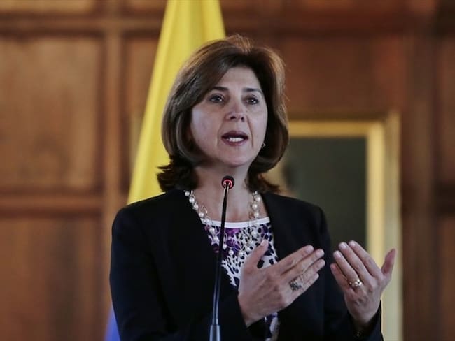 "Quiero que la gente entiende quiénes son los venezolanos y la migración que estamos viviendo hoy en día": María Ángela Holguín. Foto: Colprensa / SOFÍA TOSCANO