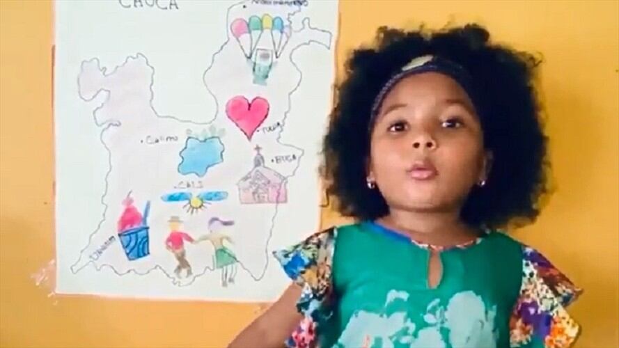 Arianna Camila. Foto: Pantallazo video