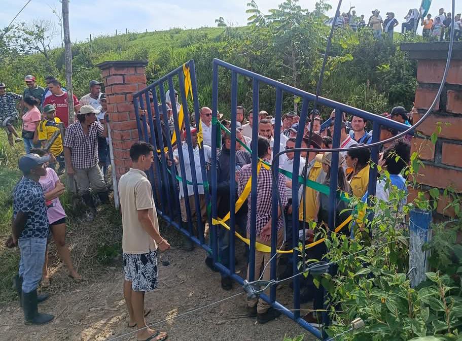 La Agencia Nacional de Tierras había reubicado a cerca de 50 familias del Catatumbo en la finca Las Palmas del municipio de Puerto Boyacá / Foto: Suministrada.
