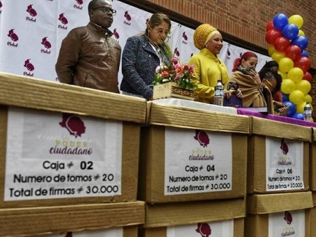 Piedad Córdoba. Foto: Twitter @piedadcordoba