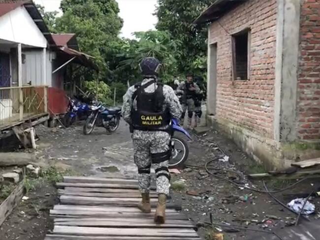 Intensifican labores de búsqueda de cuatro personas secuestradas en Guapi, Cauca . Foto: Armada