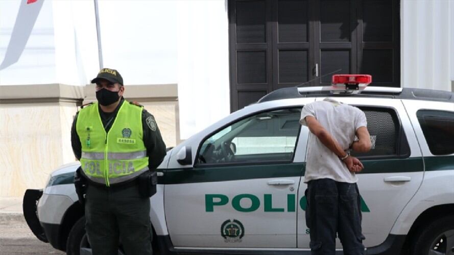 Maltrato animal. Foto: Policía Bucaramanga.