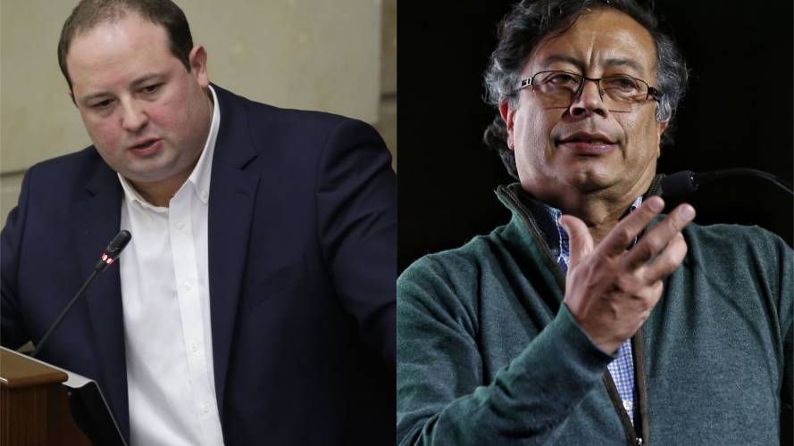 Fernando Nicolás Araujo y Gustavo Petro. Créditos: Colprensa