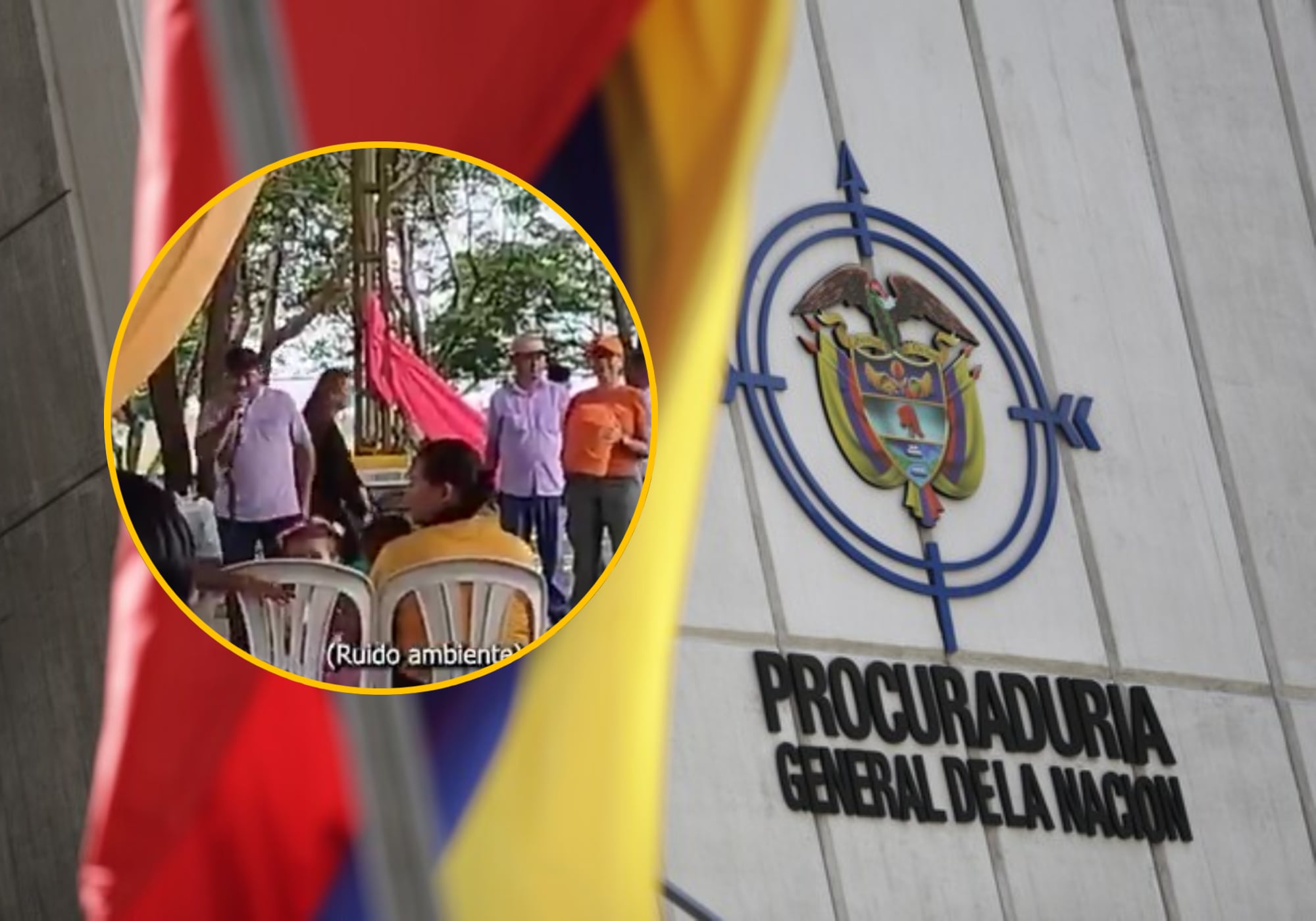 Procuraduría e imagen suministrada. Fotos: (Colprensa-Sergio Acero) /  cortesía: Secretaría de Transparencia
