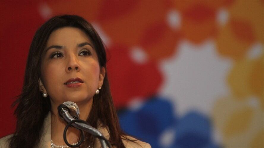 La ministra de Educación, María Victoria Angulo, dio a conocer a los secretarios las siete líneas de gestión en las que se enfocará el sector. Foto: Colprensa