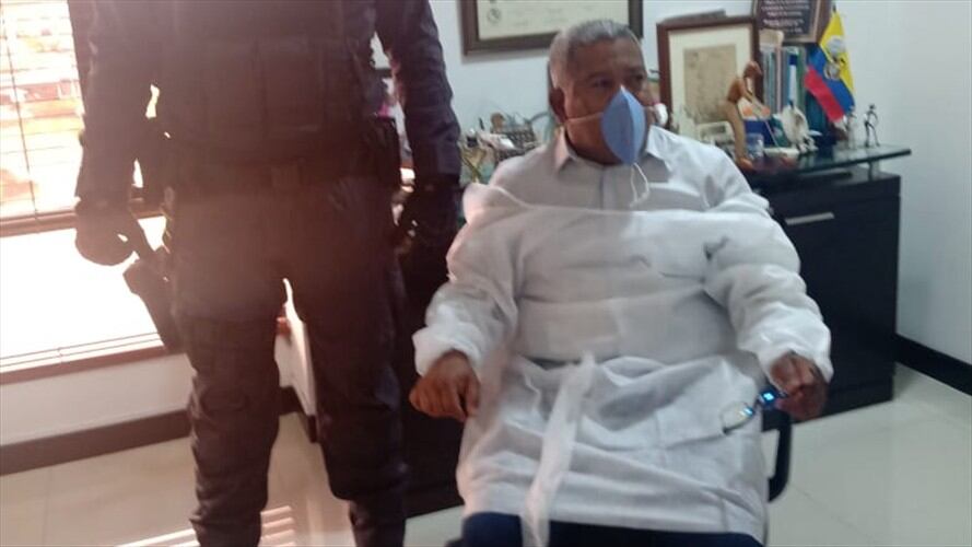 Detención domiciliaria para Gustavo Adolfo Aguilar Vivas. Foto: Fiscalía General de la Nación