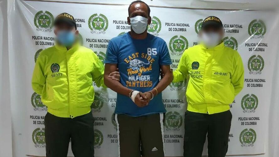 A la cárcel presunto abusador de una niña de 6 años en Montelíbano, Córdoba.Foto:prensa Policía Córdoba.